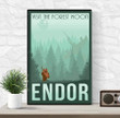 Visit The Forest Moon Endor Canvas Wall Art Visit The Canvas Letter Stencils Nice Canvas Boards For Painting
