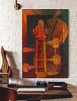Vintage Violin Vertical Painting Canvas Vintage Violin Canvas Panels Vertical Wonderful Paints For Canvas