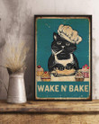 Wake N Bake Black Cat Baking Canvas Wake N Canvas And Paint Set Kawaii Canvas Panels For Kids