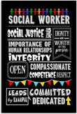 Vintage Social Worker Social Justice Canvas Wall Art Vintage Social Minimalist Canvas Wall Art Tiny Canvas For Coloring