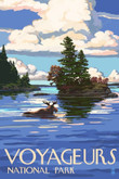 Voyageurs National Park Minnesota Moose Canvas Wall Art Voyageurs National Casual Shoes Men Canvas Attractive Canvas Boards For Painting