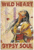 Wild Heart Gypsy Soul Native Canvas Wild Heart Reverse Canvas Great Canvas For Painting