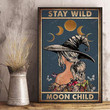 Witch Stay Wild Moon Child Painting Canvas Witch Stay Art Canvas Shapely Large Canvas For Painting