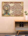 Yoga Life Lesson Canvas Wall Art Yoga Life Gesso Canvas Primer Cool Gold Paint For Canvas
