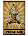 Yoga Canvas Find Balance Wall Canvas Yoga Canvas Canvas Set Cute Canvas For Acrylic Painting