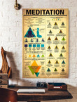Yoga Meditation Knowledge Vertical Print Canvas Art Yoga Meditation Cigar Canvas Fit Painting Canvas For Kids