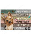 Yorkshire Terrier Canvas Angels Dont Canvas Art Yorkshire Terrier Canvas Baby Attractive Canvas Painting For Kids