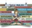 Yoga Rules Horizontal Canvascanvas About Canvas Wall Art Yoga Rules Boys Grey Canvas Shoes Big Paint Supplies For Canvas Painting