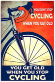 You Dont Stop Cycling When Canvas Wall Art You Dont Canvas Wall Art Navy Clean Gold Paint For Canvas
