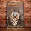 Yorkshire Terrier Dog Coffee Savor Canvas Yorkshire Terrier Canvas Bin Storage Cute Canvas App For Students