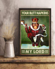 Your Butt Napkins My Lord Canvas Art Your Butt Black And White Canvas Wall Art Beach Small Canvas Boards For Painting