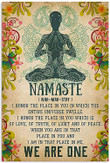 Yoga Namaste We Are One Painting Canvas Yoga Namaste Canvas Easels Attractive Canvas Boards For Painting