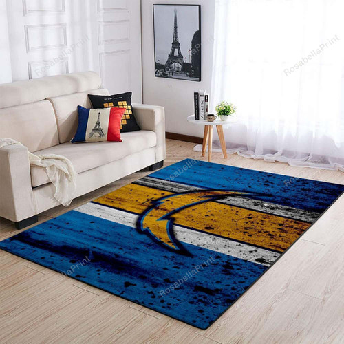 Los Angeles Chargers Nfl Football Floor Decor Area Rug Los Angeles Outsoor Rug Cool Runners Rugs For Hallways 2x8