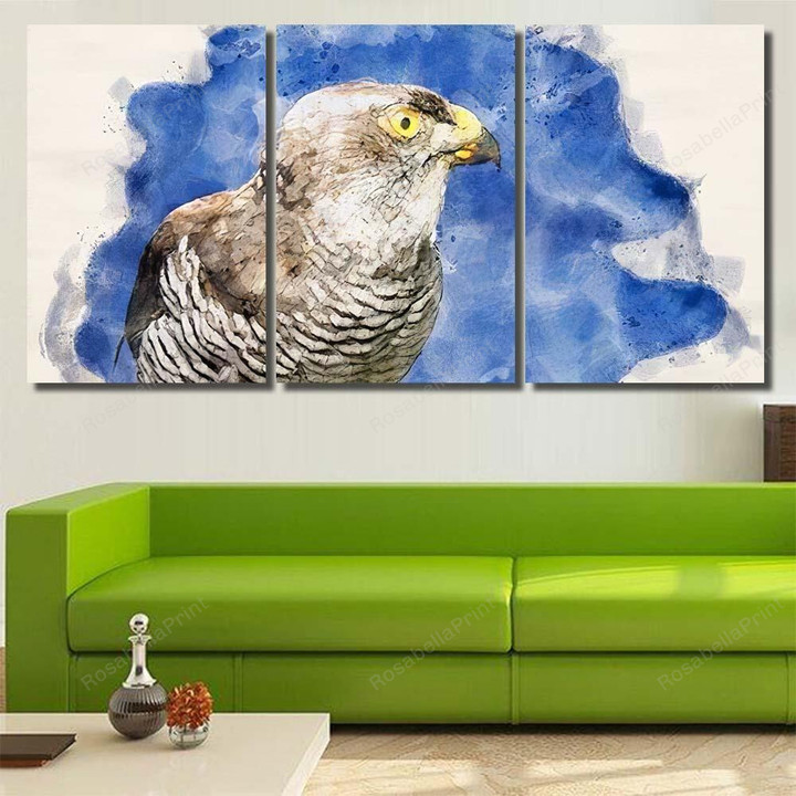 Watercolor Painting Golden Eagle Close Latin Eagle Animals Premium Canvas Watercolor Painting Canvas Painting Kit Cool Frame For Canvas