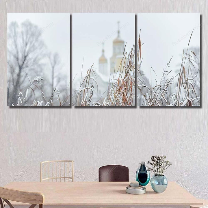 Cathedral Christian Orthodox Church Ukraine Russia Christian Canvas Wall Art Cathedral Christian Rainy City Canvas Huge Large Canvas For Painting