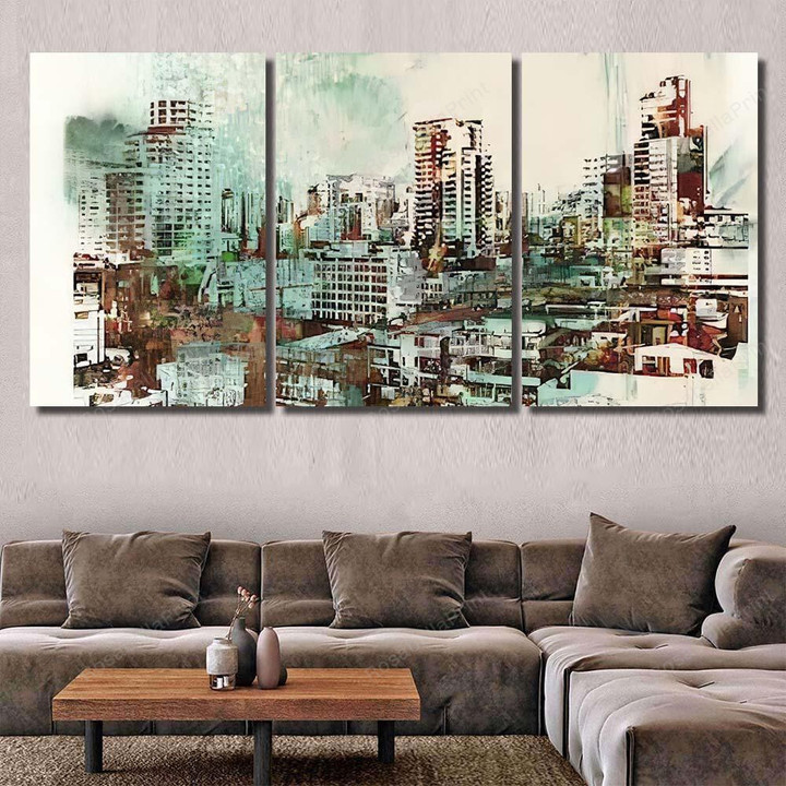 Cityscape Abstract Texturesillustration Painting Abstract Canvas Art Cityscape Abstract How To Paint On Canvas Fun Frame For Canvas