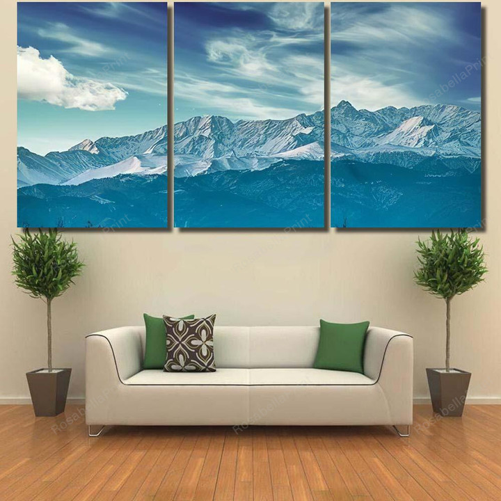 Snowy Caucasus Mountains Fantastic Sky Over Fantastic Premium Canvas Art Snowy Caucasus Mom Canvas Tote Tiny Printable Canvas Sheets For Inkjet Printers