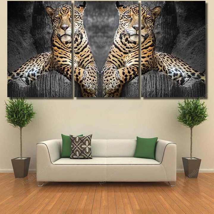 Jaguar 13 Black Panther Animals Canvas Jaguar 13 Acrylic Paint Canvas Fun Rectangle Canvas For Painting