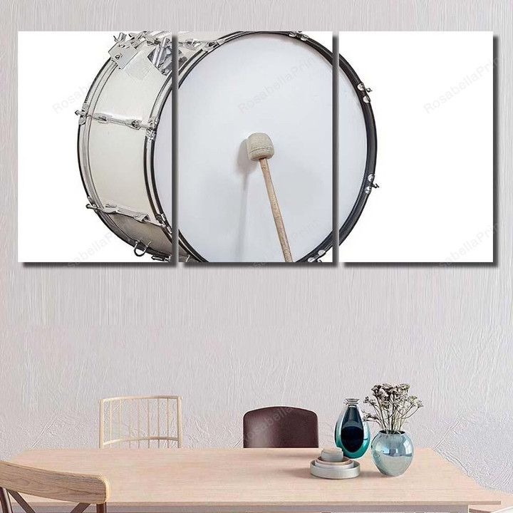 Classic Musical Instrument Big Drum Isolated Drum Music Canvas Art Classic Musical Canvas Painter Elegant Canvas For Coloring