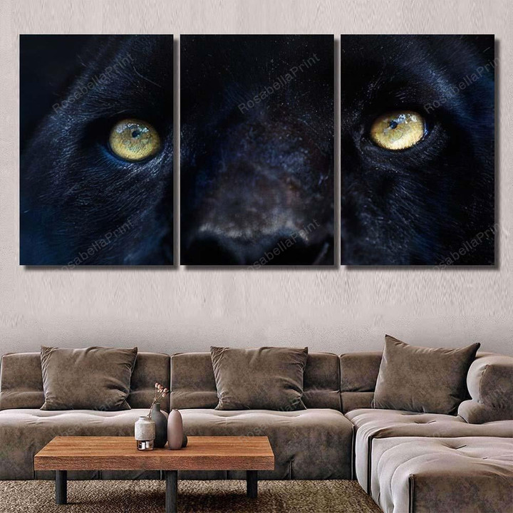 Close Black Panther Black Panther Animals Painting Canvas Close Black Canvas Converse Women Attractive Canvas Boards For Oil Painting