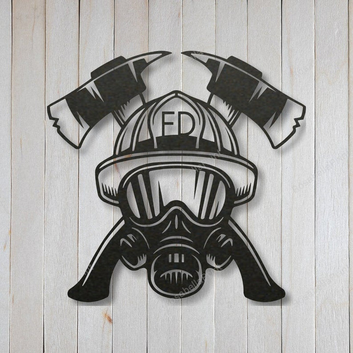Metal Fire Fighter Sign Metal Fire Halloween Signs Outdoor Kawaii Personalized Signs For Home Decor