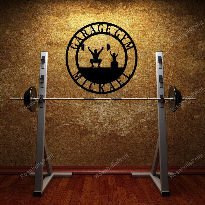 Custom Gym Personalized Father And Son Sports Signs Custom Gym Family Wall Sign Kawaii Metal Signs For Outside Home Decor