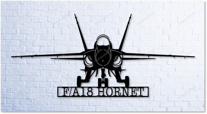 F A18 Hornet Fighterattack Military Aircraft Metal Signs F A18 Coffee Sign Funny Tiny Funny Signs For Home Decor