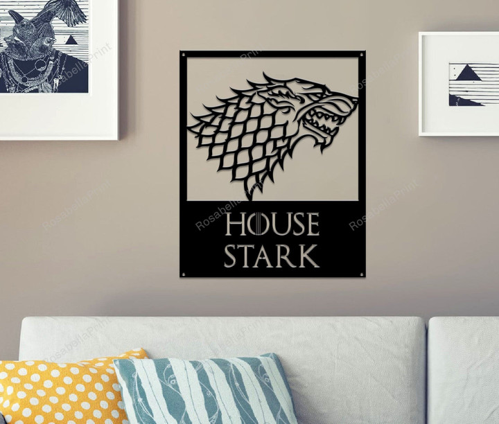 Game Of Thronesstark Black De Signs Game Of Metal Beer Bottle Sign Fun Personalized Signs For Home