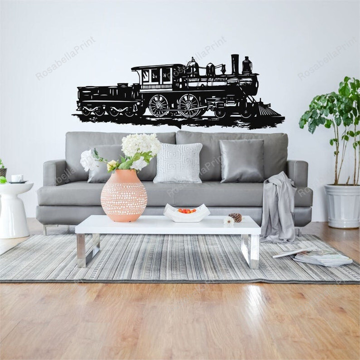 Metal Wall Decor Vintage Train Decor Home Kids Room Decoration Wall Hangings Metal Train Sign Metal Wall Family Wall Sign Wonderful Corvette Metal Signs For Garage