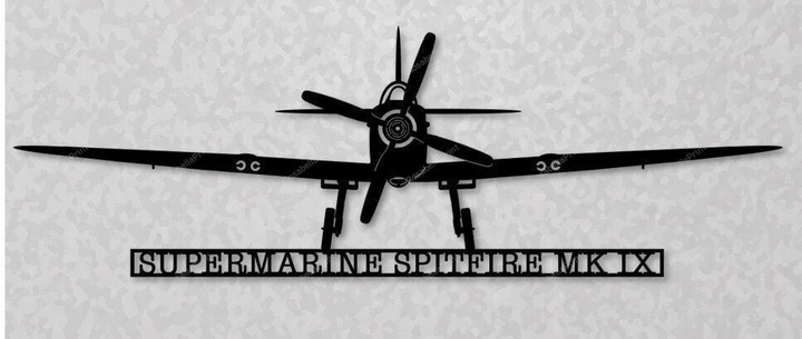 Supermarine Spitfire Mk Ix Wwii Aircraft Metal Signs Supermarine Spitfire Sign Posts Metal Shapely Farmhouse Signs For Kitchen