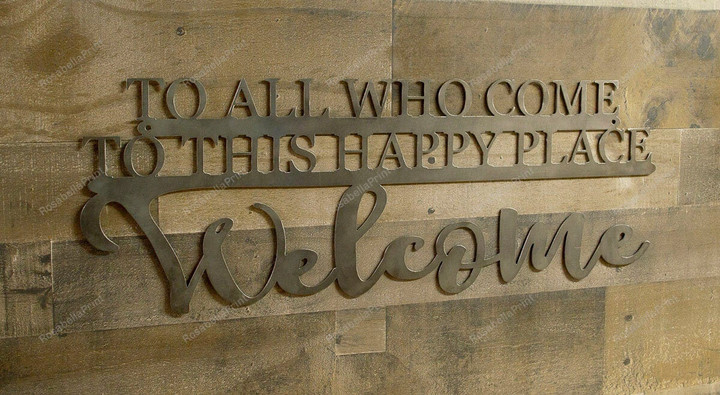 Welcome Metal Signs Welcome Metal Holiday Metal Signs Nice Welcome Sign For Wall