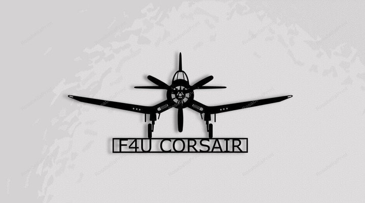 F4u Corsair An American Fighter Bomber Metal Sign F4u Corsair Chicken Sign Fun Vintage Metal Signs For Garage