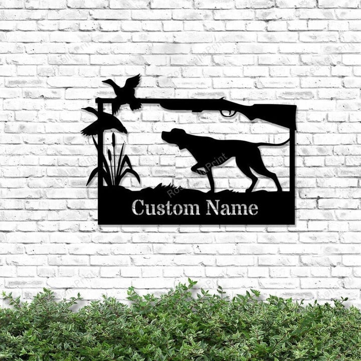 Personalized Hunting Dog Metal Signs Personalized Hunting Automotive Sign Kawaii Funny Signs For Man Cave