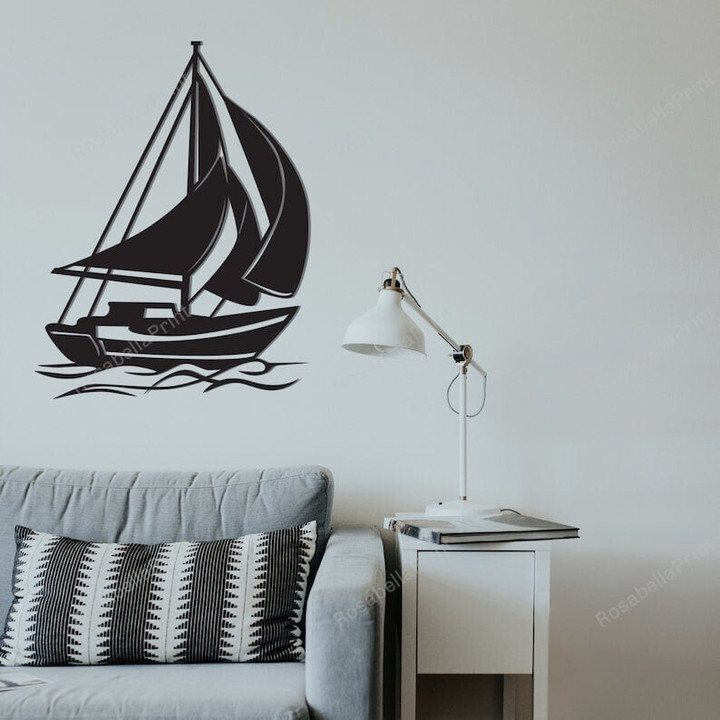 Boat Wall Decor Ship Nautical Decor Navy Decor Marine Lake House Decorminimalist De Sign Boat Wall Vintage Tool Signs Small Funny Signs For Man Cave