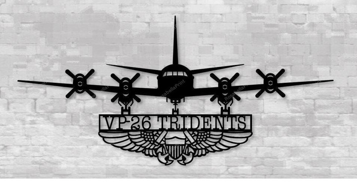P3 Vp26 Tridents With Naval Flight Officer (nfo) Wings Metal Signs P3 Vp26 Metal Notre Dame Sign Tiny Rustic Signs For Home Decor