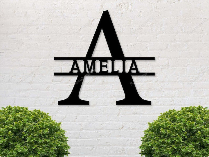 Custom Letter Wall Decor Custom Name Metal Signs Custom Letter Wine Laundry Sign Fit Decorative Signs For Wall