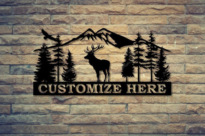 Personalized Metal Forest Sign Personalized Metal Home Decorations Signs Beautiful Signs For Garden
