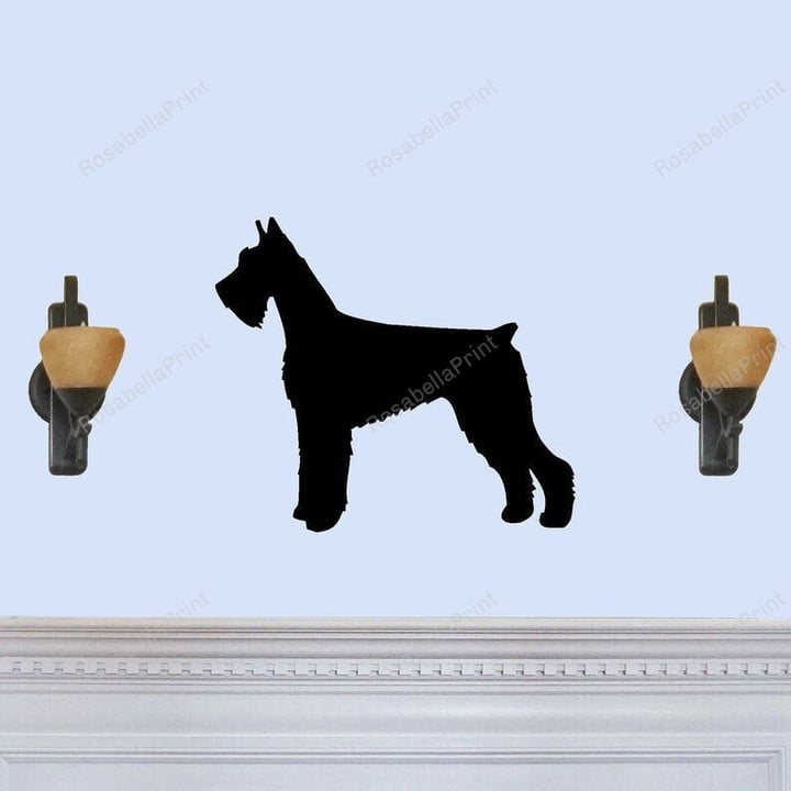 Giant Schnauzer Dog Metal Art Wall Signs Giant Schnauzer Personalized Name Signs Cute Custom Signs For Business