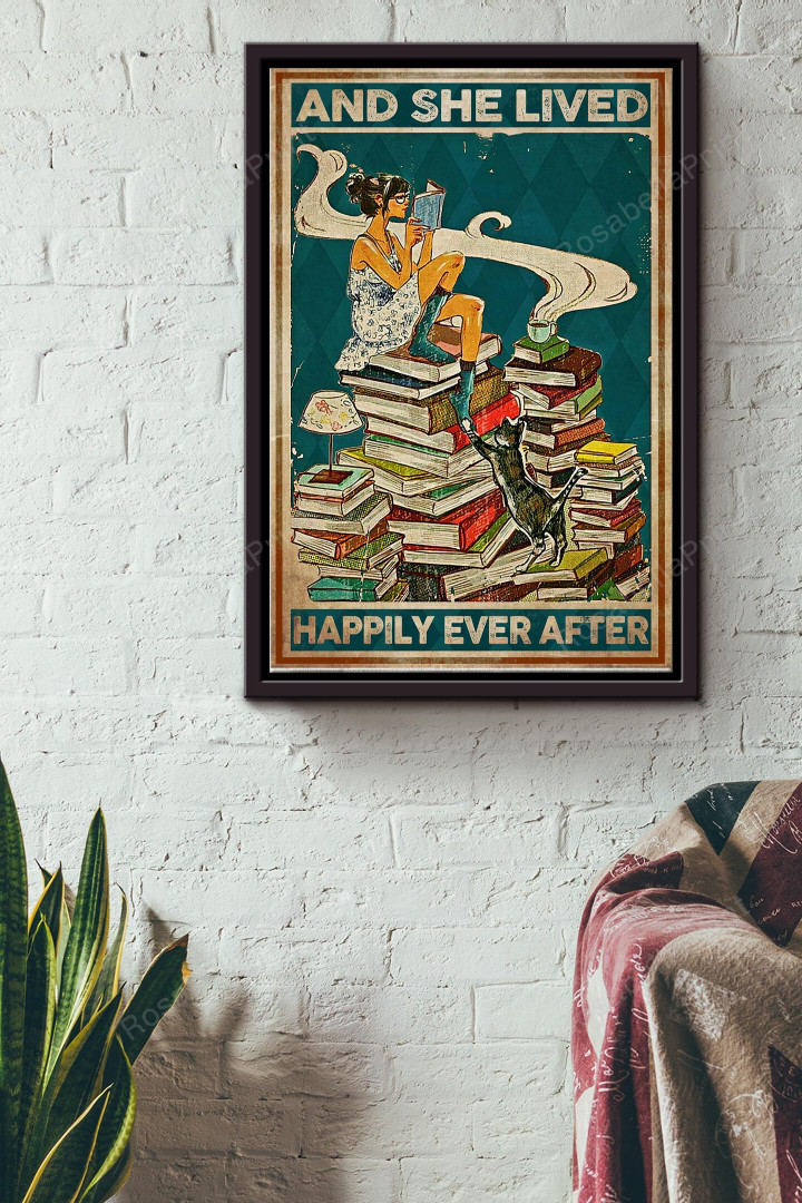 She Lived Happily Ever After Canvas Art She Lived Aline Canvas Fit Paint Markers For Canvas