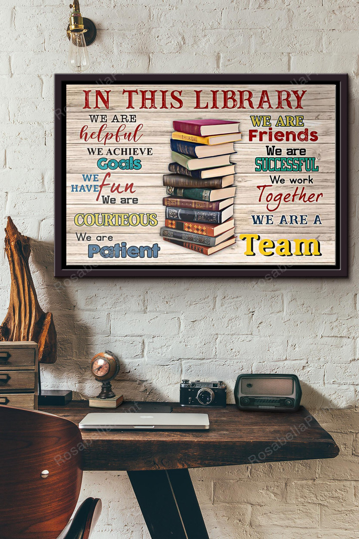 In This Library Poster N Framed Canvas Art In This Artist Canvas Panels Wonderful Empty Canvas For Painting