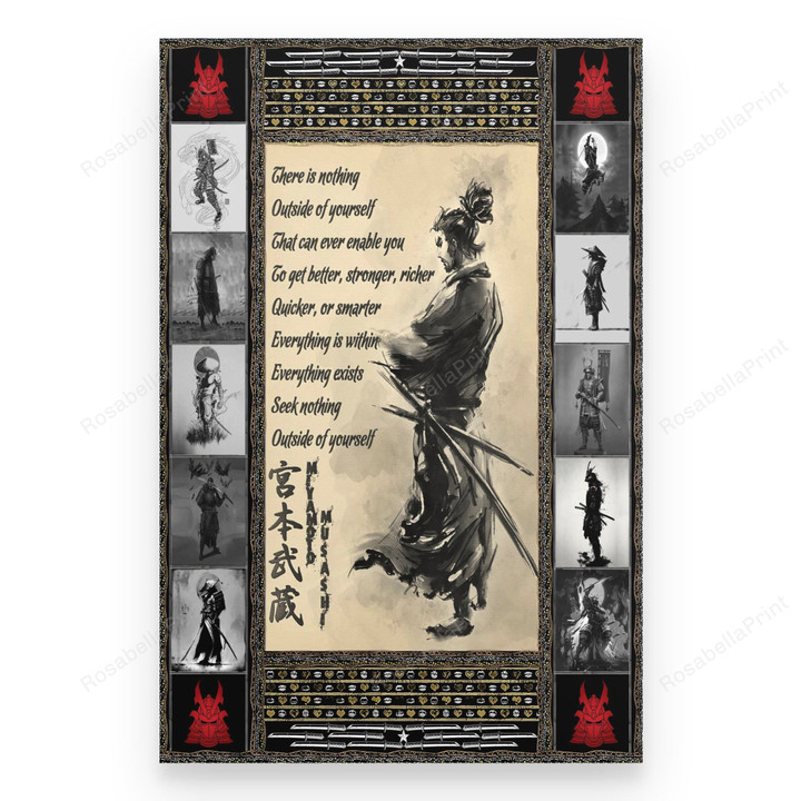Samurai Canvas There Is Nothing Canvas Art Samurai Canvas Crafts Canvas Small Double Primed Canvas For Oil Paints