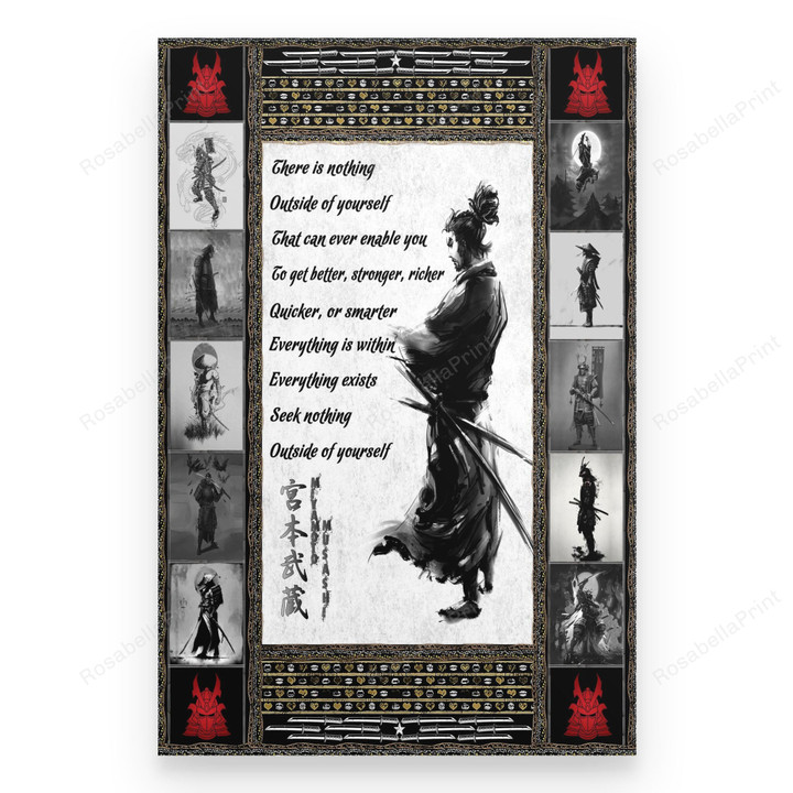 Samurai Canvas There Is Nothing Canvas Wall Art Samurai Canvas Canvas Work Apron Cute Frame For Canvas
