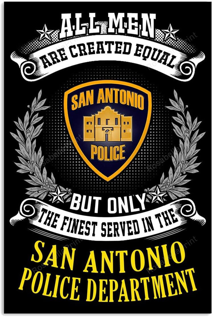 San Antonio Police Department Canvas Canvas San Antonio Canvas Board Large Beautiful Canvas Boards For Painting