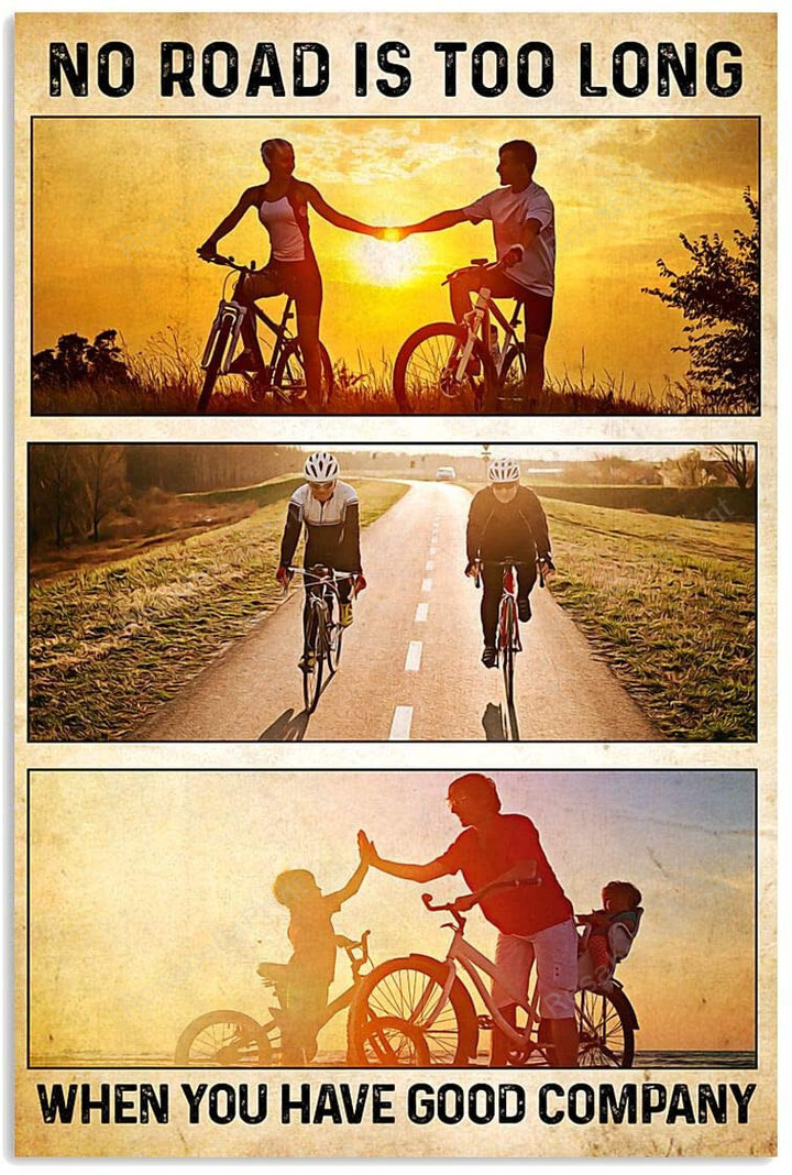 Vintage Cycling No Road Is Painting Canvas Vintage Cycling Artist Canvas Fun Clear Canvas For Painting