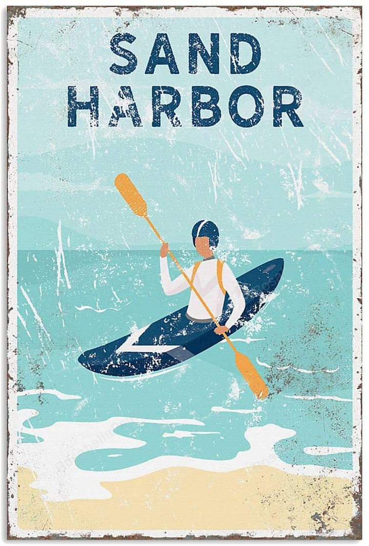 Vintage Kayaking Sand Harbor Canvas Canvas Vintage Kayaking Canvas Puller Gorgeous Canvas Sneaker For Boys