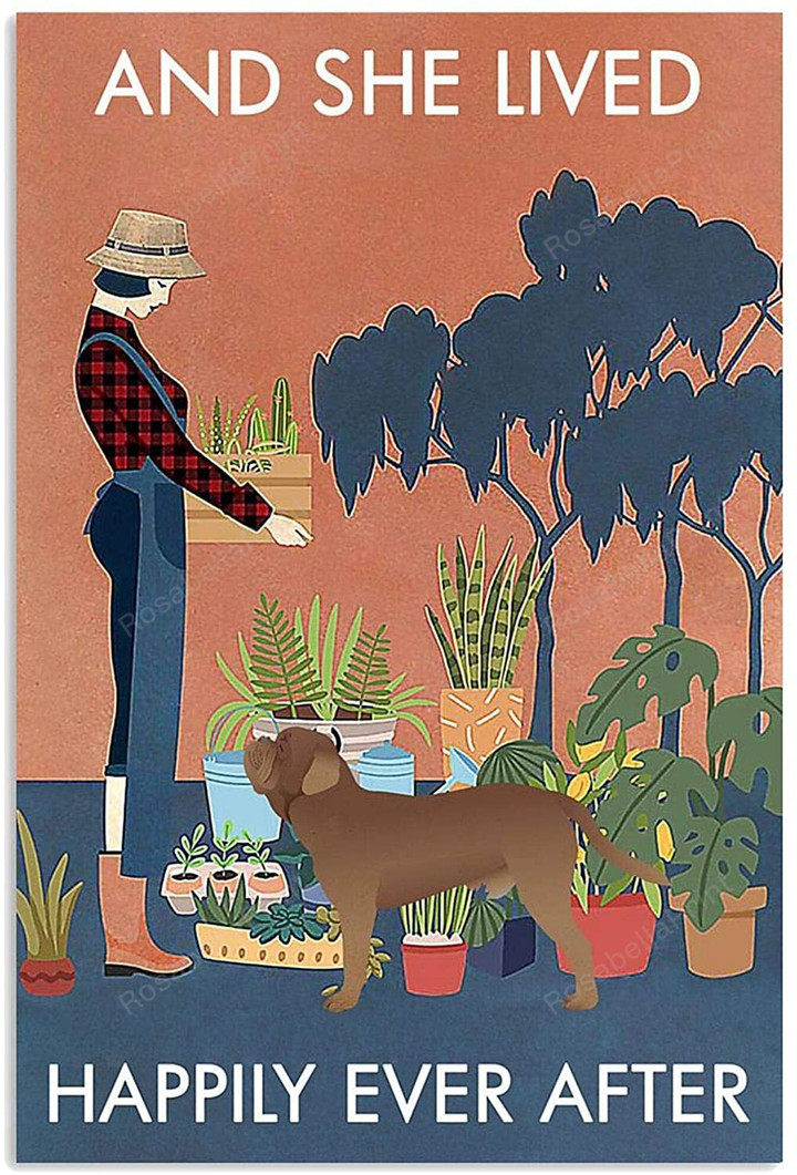 Vintage Lived Happily Gardening Dogue Painting Canvas Vintage Lived Quilted Canvas Vest Clean Canvas App For Students