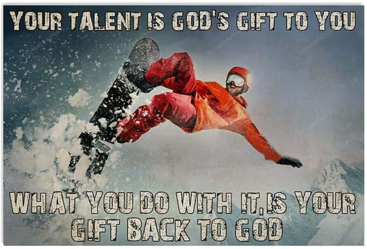 Vintage Snowboarding Your Talent Is Canvas Art Vintage Snowboarding Set Canvas Gorgeous Supplies For Canvas Painting