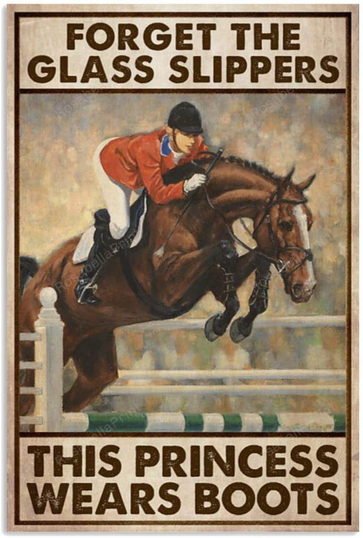 Vintage Riding Horse Show Jumpingforget Canvas Wall Art Vintage Riding Mission Canvas Belt Clean Canvas Painting For Kids