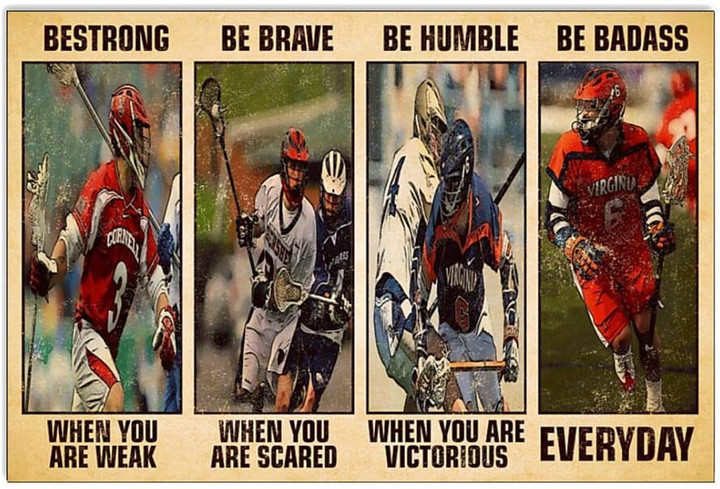 Vintage Lacrosse Be Strong Be Canvas Wall Art Vintage Lacrosse Square Canvas Plain Canvas For Acrylic Painting