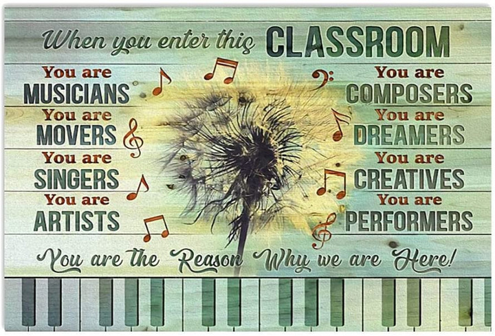 Vintage Music Classroom Teachers Dreamer Painting Canvas Vintage Music Canvas Board Attractive Canvas Boards For Painting Kids
